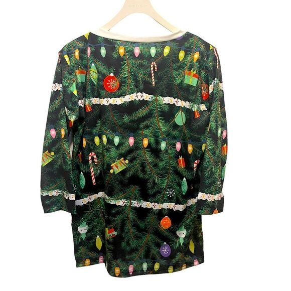 Holiday Tree 3/4 Sleeve T-Shirt - Picture 5 of 5